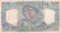 France 1000 Francs Minerva and Hercules - 11-07-1946 - Serial K.295