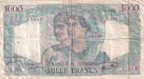 France 1000 Francs Minerva and Hercules - 11-07-1946 - Serial X.293 - F.41.15