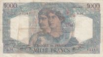 France 1000 Francs Minerva and Hercules - 12-07-1945 - Serial C.96