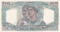 France 1000 Francs Minerva and Hercules - 12-07-1945 - Serial X.94