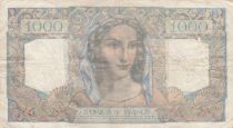 France 1000 Francs Minerva and Hercules - 15-07-1948 - Serial O.461