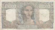France 1000 Francs Minerva and Hercules - 15-07-1948 - Serial O.461