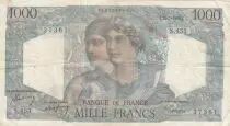 France 1000 Francs Minerva and Hercules - 15-07-1948 - Serial S.453
