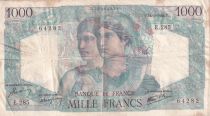 France 1000 Francs Minerva and Hercules - 16-05-1946 - Serial E.285 - F.41.14