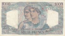 France 1000 Francs Minerva and Hercules - 16-05-1946 - Serial O.273