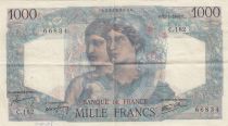 France 1000 Francs Minerva and Hercules - 17-01-1946 - Serial C.182