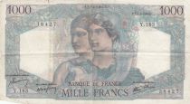 France 1000 Francs Minerva and Hercules - 17-01-1946 - Serial Y.183