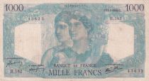 France 1000 Francs Minerva and Hercules - 17.01.1946 - Serial H.182