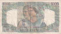 France 1000 Francs Minerva and Hercules - 20-04-1950 - Serial O.643 - F.41.32