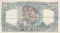 France 1000 Francs Minerva and Hercules - 21-02-1946 - Serial B.207