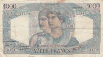 France 1000 Francs Minerva and Hercules - 25-04-1946 - Serial G.264