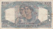 France 1000 Francs Minerva and Hercules - 28-06-1945 - Serial Y.72