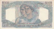 France 1000 Francs Minerve and Hercule -  03/10/1946  - Série W.348