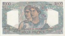 France 1000 Francs Minerve and Hercule -  07/04/1949  - Serial T.545