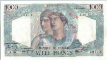 France 1000 Francs Minerve et Hercule - 1945  - X 36