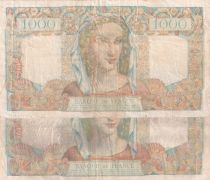 France 1000 Francs Minerve et Hercule - 1950 - Paire de faux - Série S.403 Numéro 44520 - Faux dit Rocher et Versini