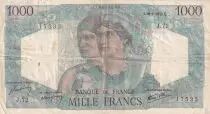 France 1000 Francs Minerve et Hercule - 28-06-1945 - S&eacute;rie J.72