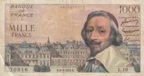 France 1000 Francs Richelieu -  03-09-1953 - Serial L.10