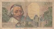 France 1000 Francs Richelieu -  07-10-1954 - Serial N.67