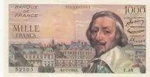 France 1000 Francs Richelieu - 01-07-1954 Serial T.48