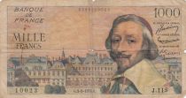 France 1000 Francs Richelieu - 03-03-1955 - Série J.115