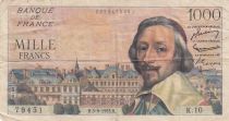 France 1000 Francs Richelieu - 03-09-1953 - Série K.10