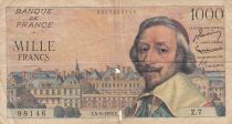 France 1000 Francs Richelieu - 03-09-1953 - Série Z.7