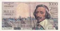 France 1000 Francs Richelieu - 05-04-1956 S&eacute;rie R.245