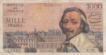 France 1000 Francs Richelieu - 07-10-1954 - Série V.70