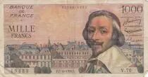 France 1000 Francs Richelieu - 07-10-1954 - S&eacute;rie V.70