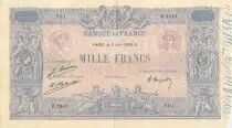 France 1000 Francs Rose et Bleu - 03-06-1926 - Série H.2418 - TB