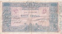 France 1000 Francs Rose et Bleu - 24-10-1919 - Série E.1335 - TB