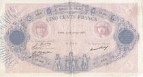 France 1000 Francs Rose et Bleu - 27-01-1927 - Serial W.967