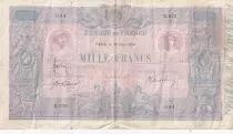 France 1000 Francs Rose et Bleu - 30.06.1914 - S&eacute;rie X.897