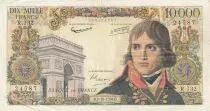France 10000 Francs - Bonaparte - 02-10-1958 - Serial R.132