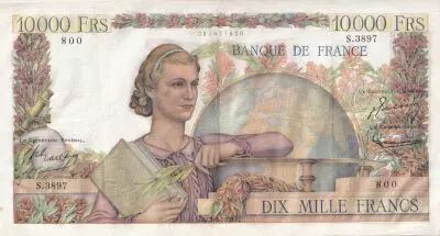 France 10000 Francs - G�nie Fran�ais - 05-02-1953 - P.132