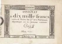 France 10000 francs - Mercure and Ceres - 1795 - Serial 150