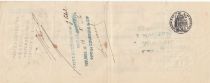 France 12 francs - Bank cheque receipt - Fenaille et Despeaux - 24-11-1906