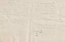 France 1.25 Franc - Mandat de salaire de concierge - La Chapelle - 1806