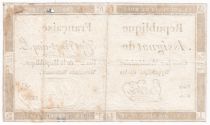France 125 Livres - 7 Vendémiaire An II - 1793 - Sign. Valliere - TTB
