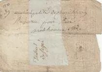 France 15 sols - Oise - Billet de confiance de Grenier, Marchand &agrave; M&eacute;ru - R5 au Kolsky (rare)