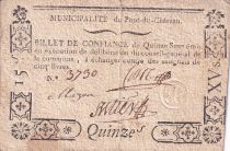 France 15 Sous - Puy-de-Dôme - Pont-Du-Château Municipalité - 1792 - VF