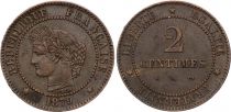 France 2 centimes Ceres - Third Republic - 1879 smal A