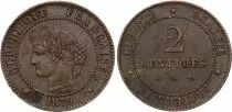 France 2 centimes Ceres - Third Republic - 1879 smal A