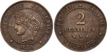 France 2 centimes Ceres - Third Republic - 1886 A