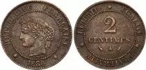 France 2 centimes Ceres - Third Republic - 1886 A