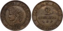 France 2 centimes Ceres - Third Republic - 1888A