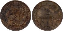 France 2 centimes Ceres - Third Republic - 1892A