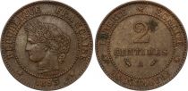 France 2 centimes Ceres - Third Republic - 1893A