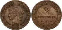 France 2 centimes C&eacute;r&egrave;s - Troisi&egrave;me R&eacute;publique - 1878 A